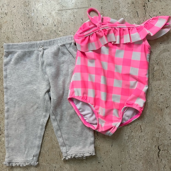 Bundle- Baby Girl Size 12M Dresses, Swim, Shorts, Onesies - Picture 7 of 7